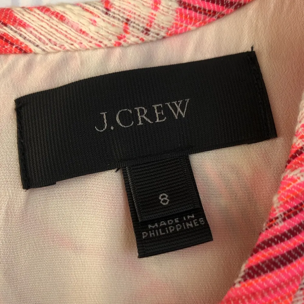 J. Crew Neon Sun-faded Tropical Sheath Dress in Pink Palm Floral - Image 5