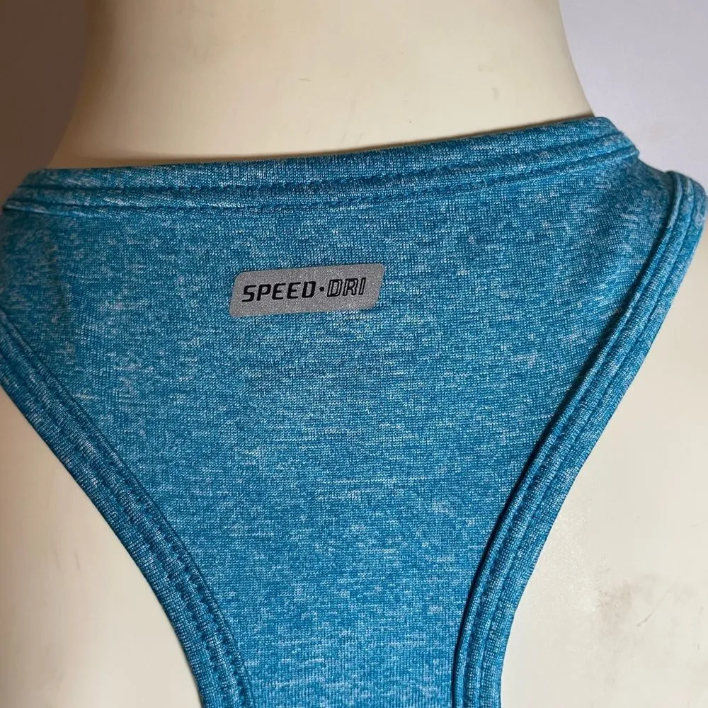 Spalding Spaulding Women’s Workout Razor Back Tank, Sea Blue, Size Medium - Image 2