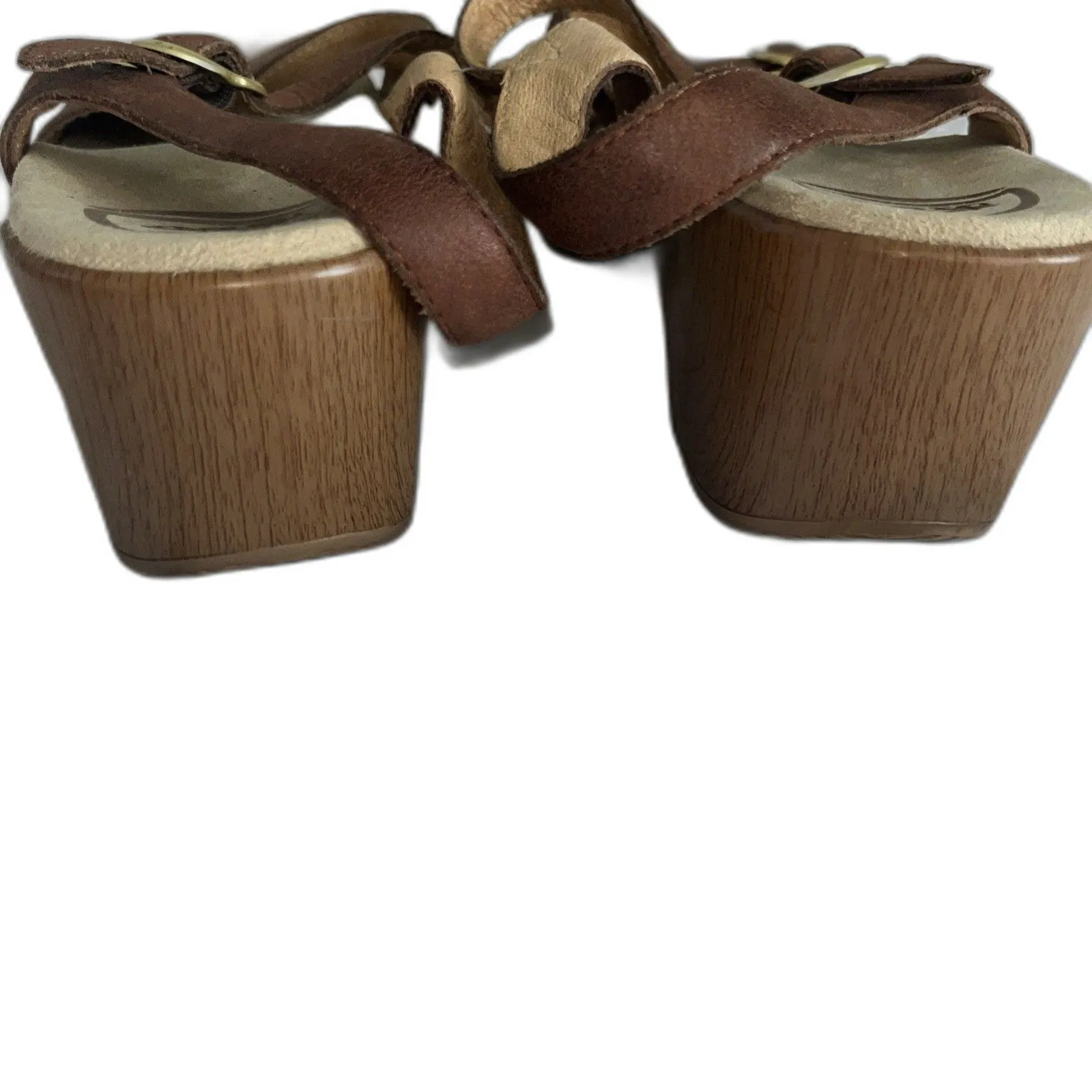 Dansko Shari Sandal Strappy Black Leather Womens 42 Comfort Chunky Heel Office - Image 6