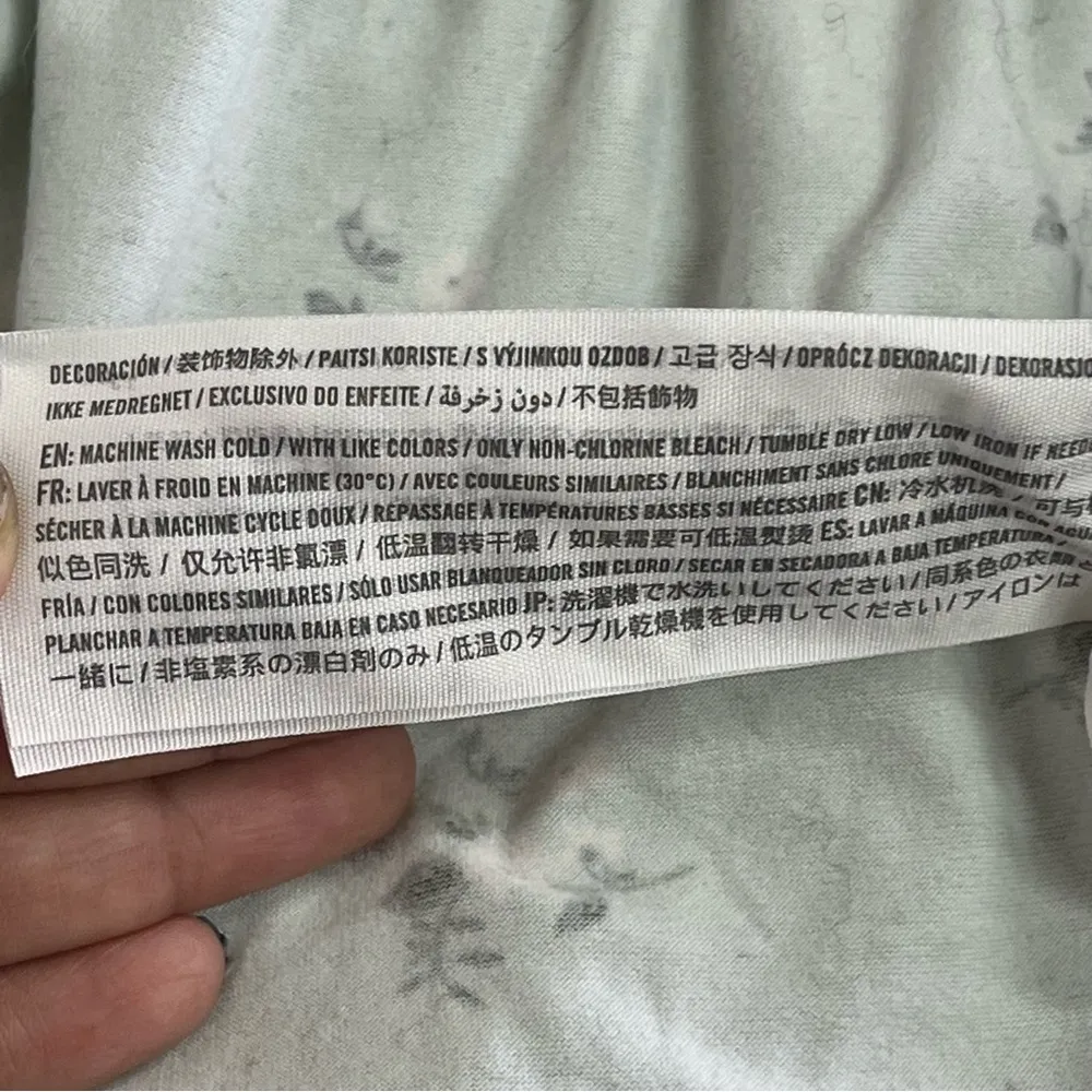 Hollister small Mint Green Floral babydoll Dress - Image 9