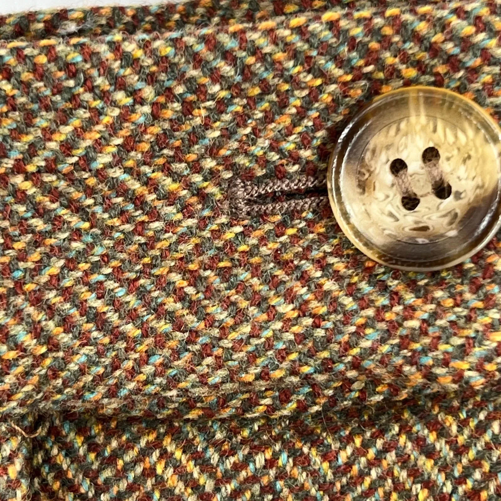 Paul Stewart Womens Trouser Pant Size 4 Wool Silk Cashmere Menswear Inspired‎ Brown - Image 5