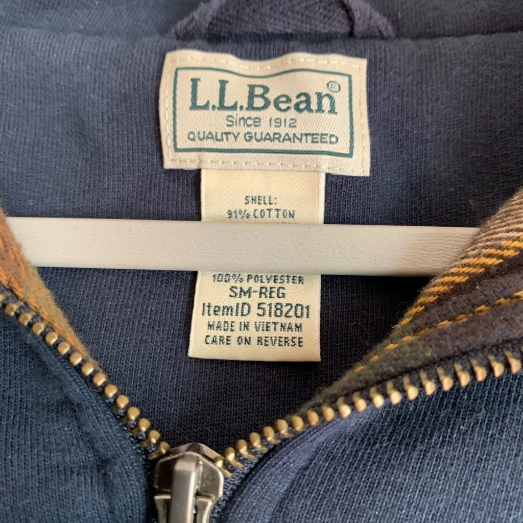 L.L.Bean  Outerwear Jacket Coat Blue Womens Small/Reg Outdoor Winter Work - Image 3