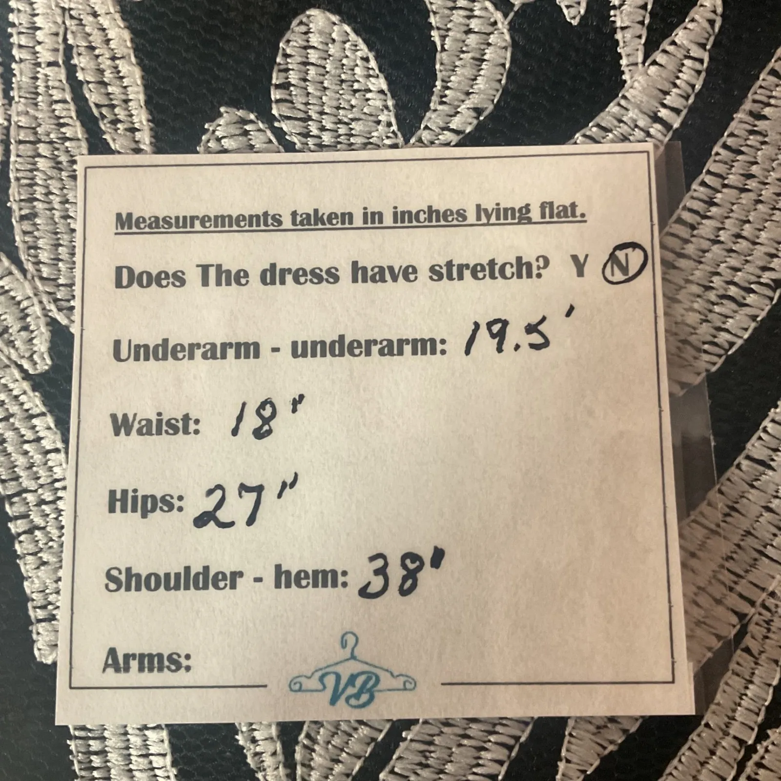 Dkny Women's Embroidered Mesh Sleeveless Embroidered Fit & Flare Dress Sz 10 NWT - Image 7