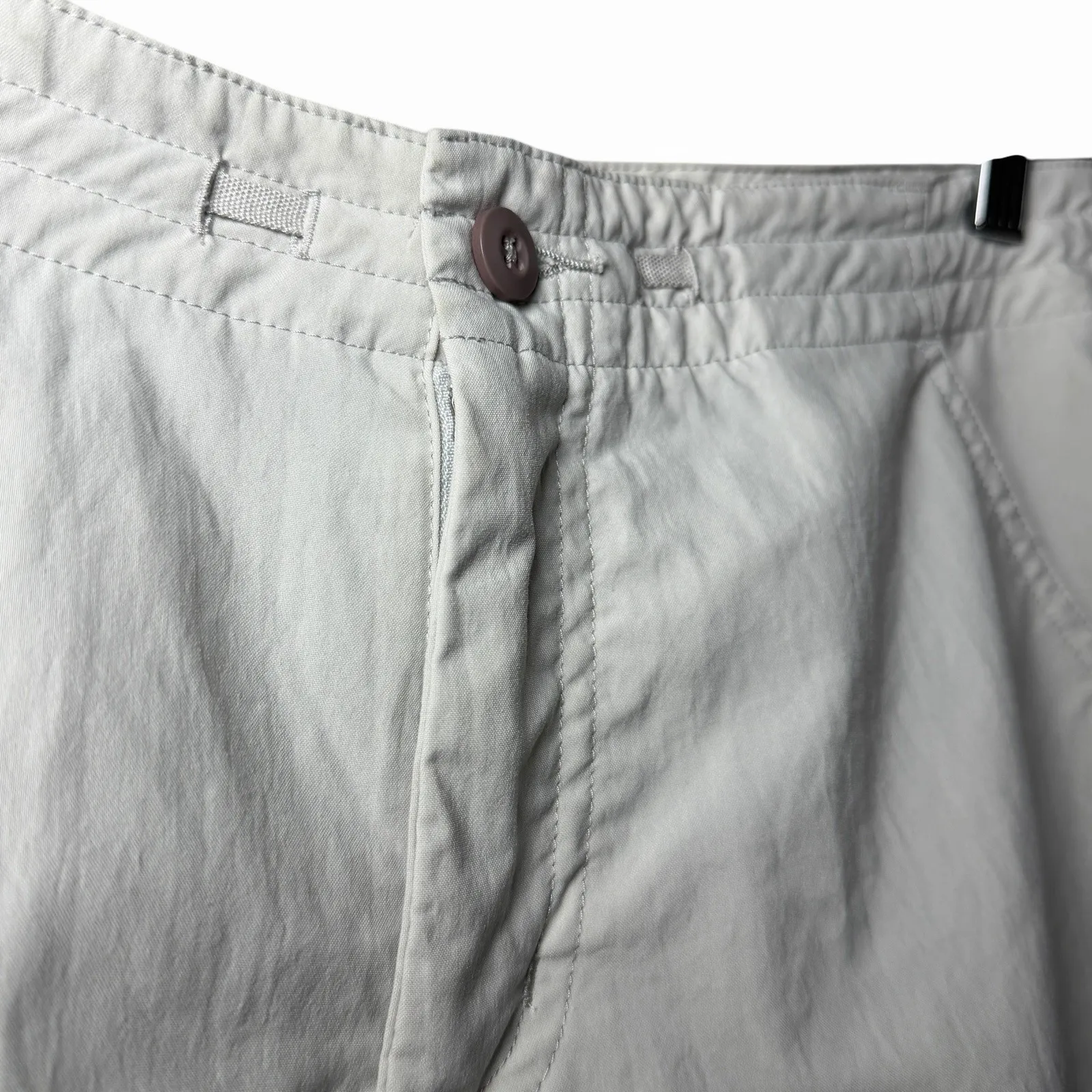 Patagonia Women's Cargo Shorts Size 8 Khaki Cotton Outdoor Hiking Utility - Image 6