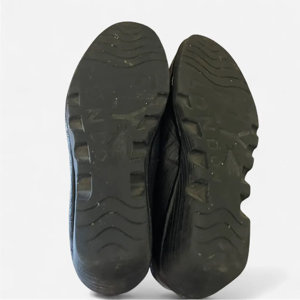 Fly London Round Toe Ballet Wedge Shoes in Black Size 37 US 6.5-7 - Image 6