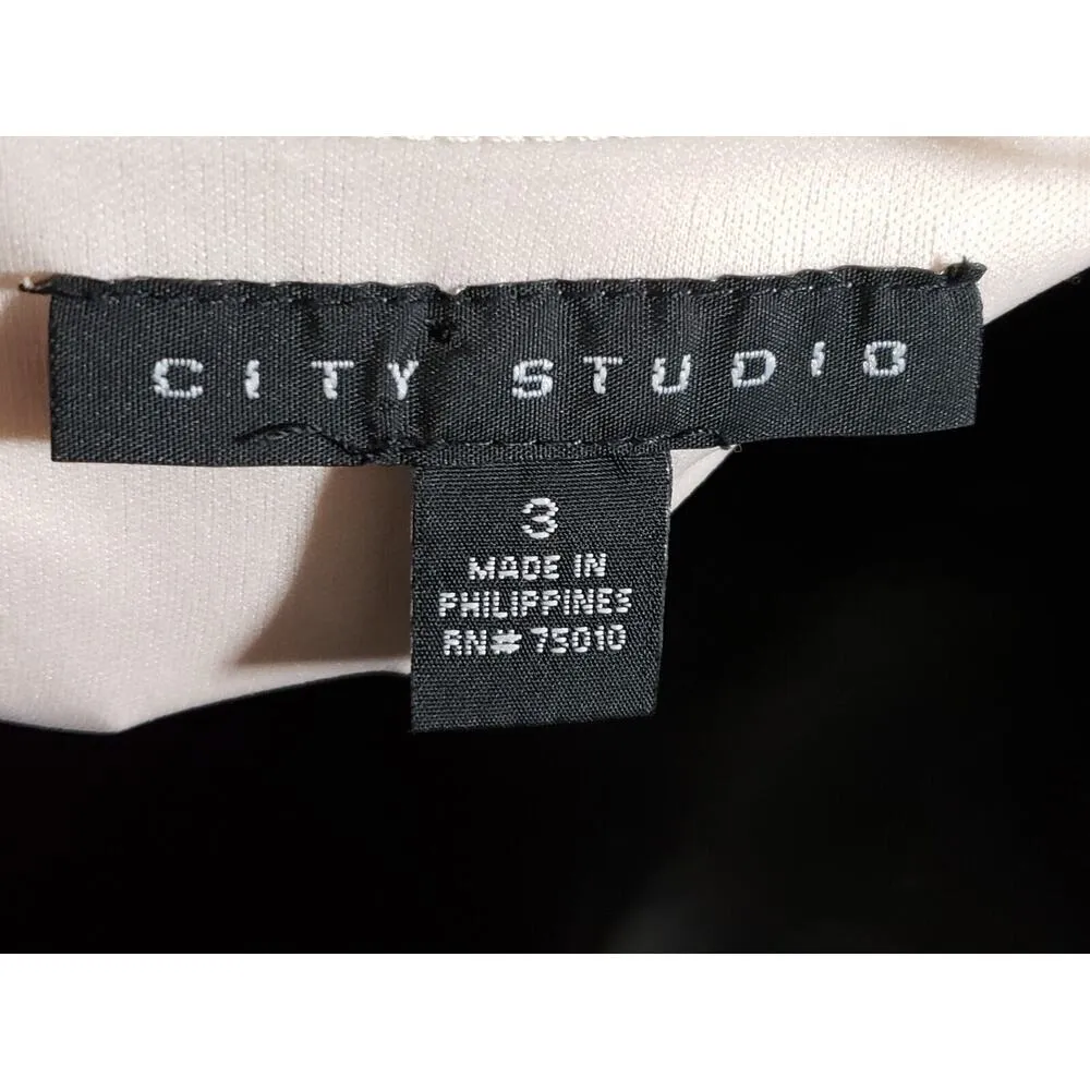 City Studio Women's Pink Snake Print Ruffled Strapless Party Prom Dress 3 (S) - Image 7