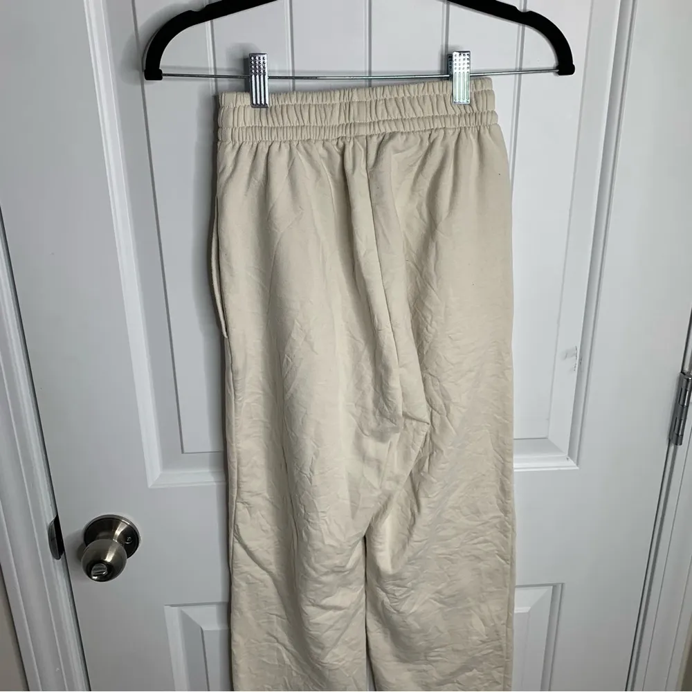 Balenciaga cream sweatpants size XXS loungewear quiet‎ luxury straight leg - Image 5