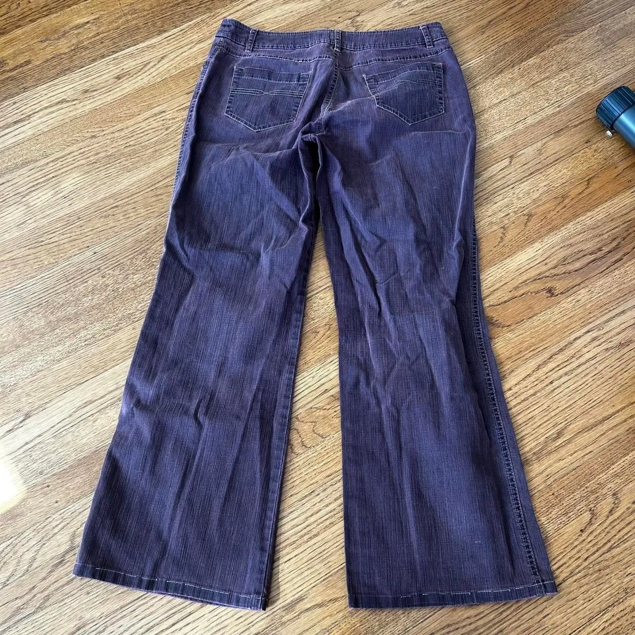 Purple/ Burgundy Jeans Purple Size 10 - Image 6