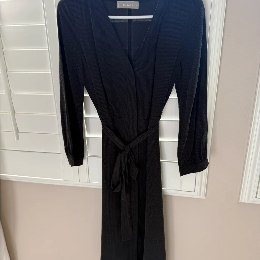 Everlane cupro blouson dress, xxs/00. New without tags. Pet and smoke free home. - Image 4