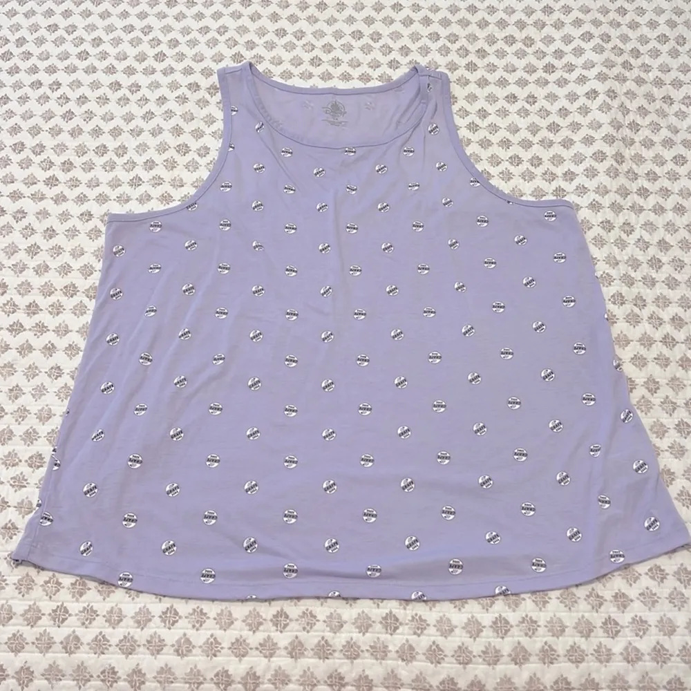 Walt Disney World UP Grape Soda Racerback Tank Top Size 1X Lilac Sold in Parks! - Image 5