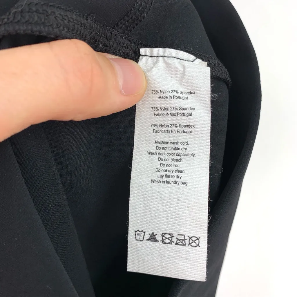 ALO YOGA 7/8 High-Waist Ripped Warrior Black XS - Image 7