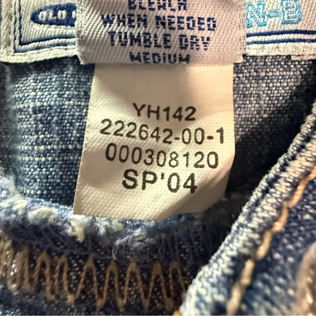 Old Navy Vintage Y2K Classic Blue Denim Jacket - Image 4