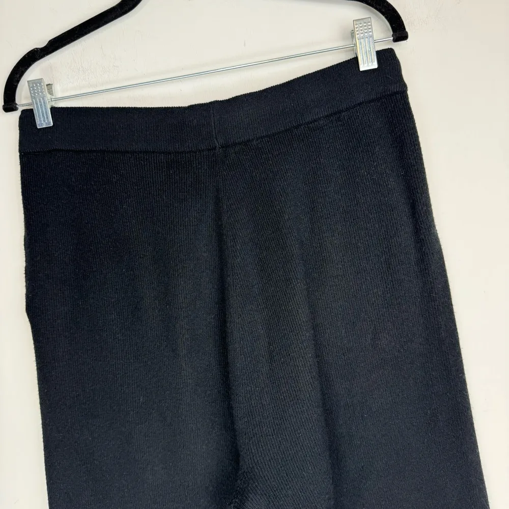 ZYIA Active Womens Black Soft n Warm Joggers Sz Large Ribbed Cozy Knit - Image 11