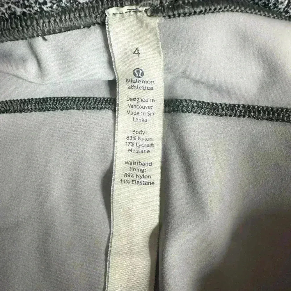 Lululemon Fast & Free Crop 19” sz 4 - Image 3