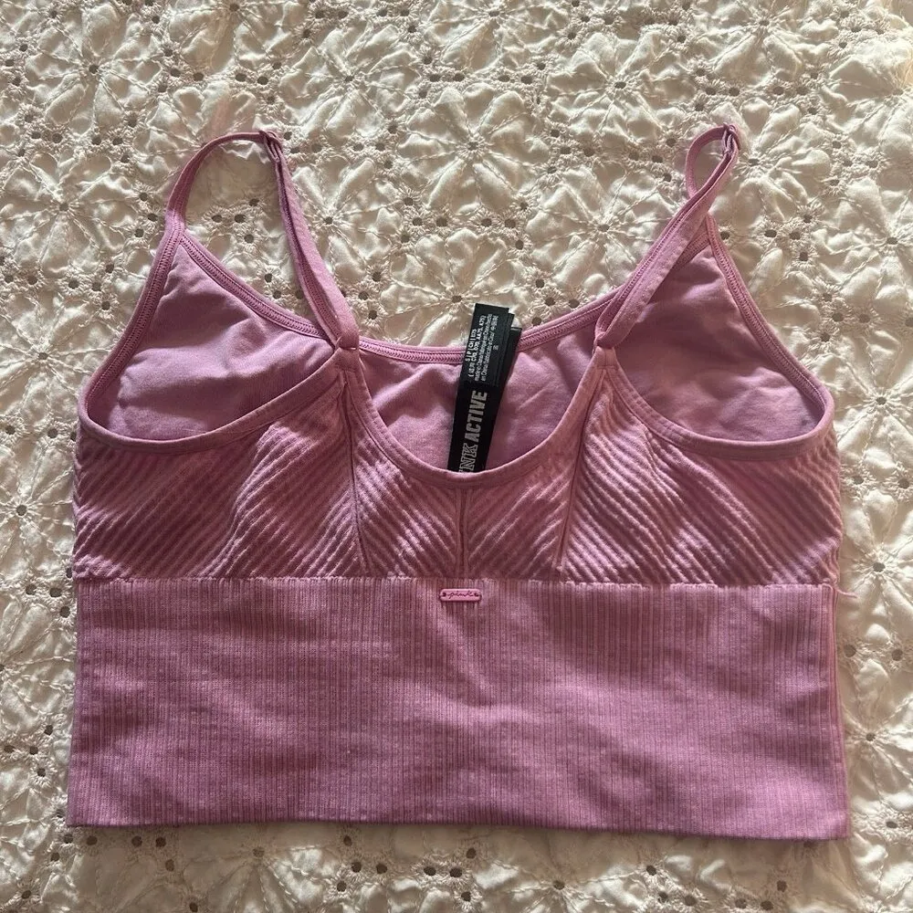 PINK Active Victoria Secret VS Pink Seamless Sports Bra Womens Small S - Image 2