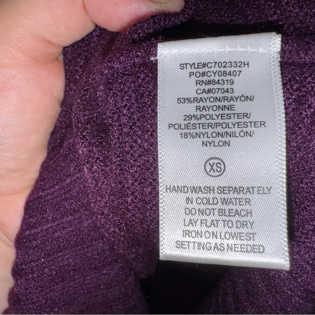 ⚡️NWT Cyrus Deep Purple Turtleneck Sweater - Image 5