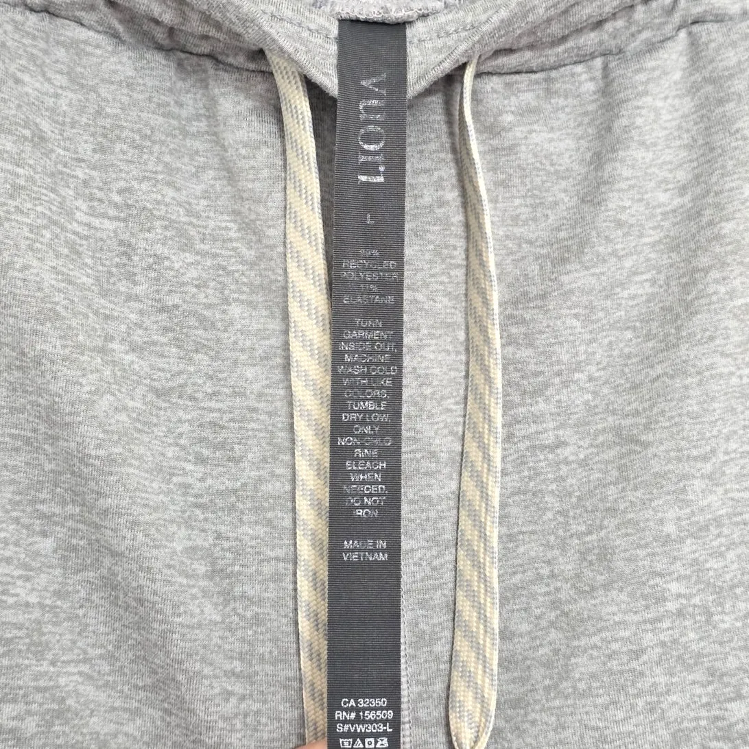 Vuori Womens Performance Joggers Pale Grey Heather Large - Image 5