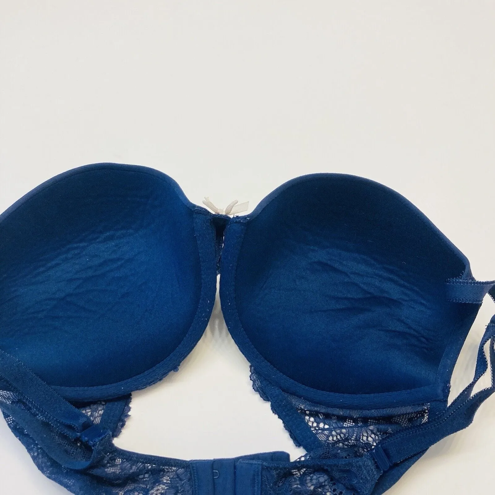 Victorias Secret Dream Angels Pushup Bra Padded Underwire Size 34DD‎ Blue - Image 4
