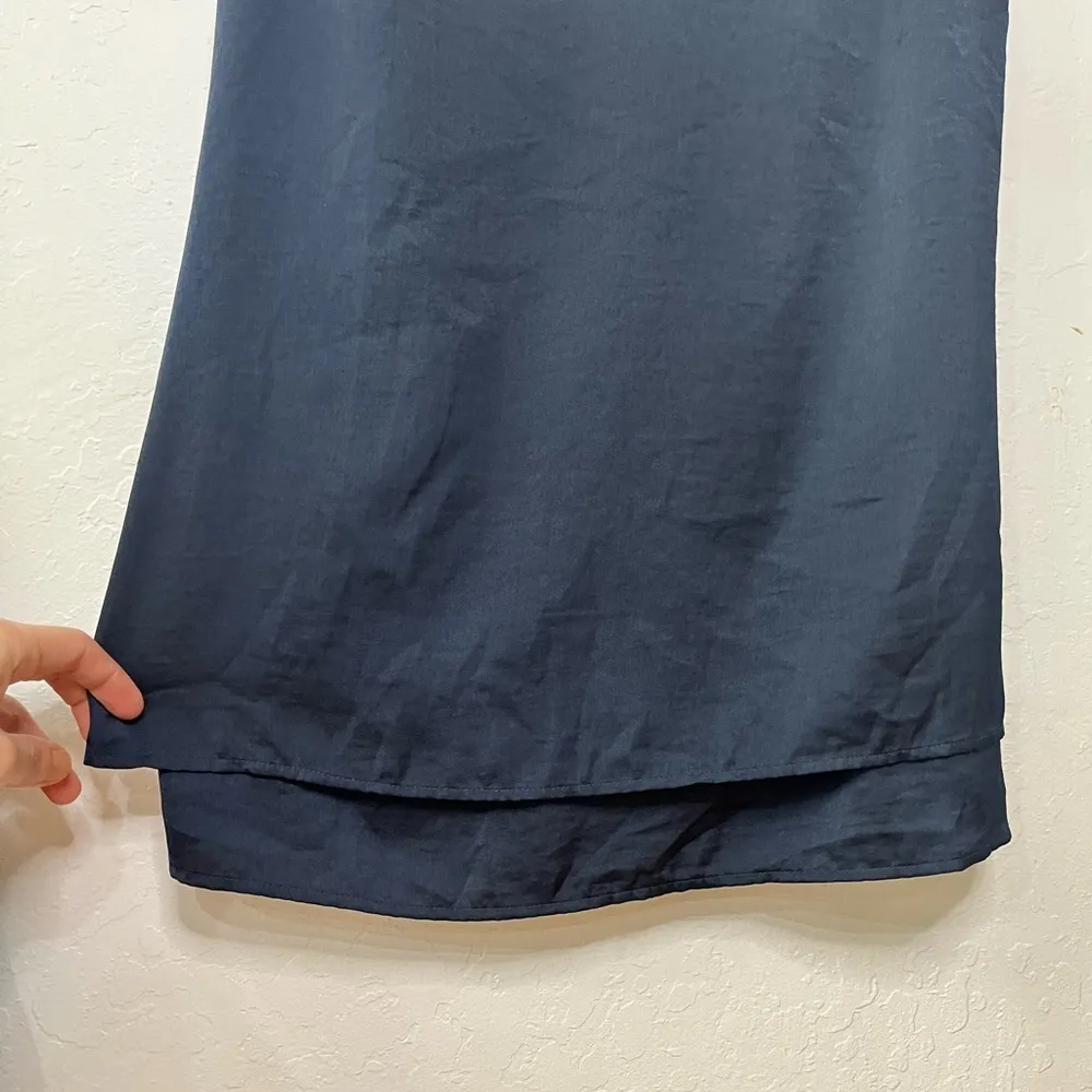 Cabi Handi Cami Tank Top Ruffle Sleeve Navy Blue Size medium - Image 5