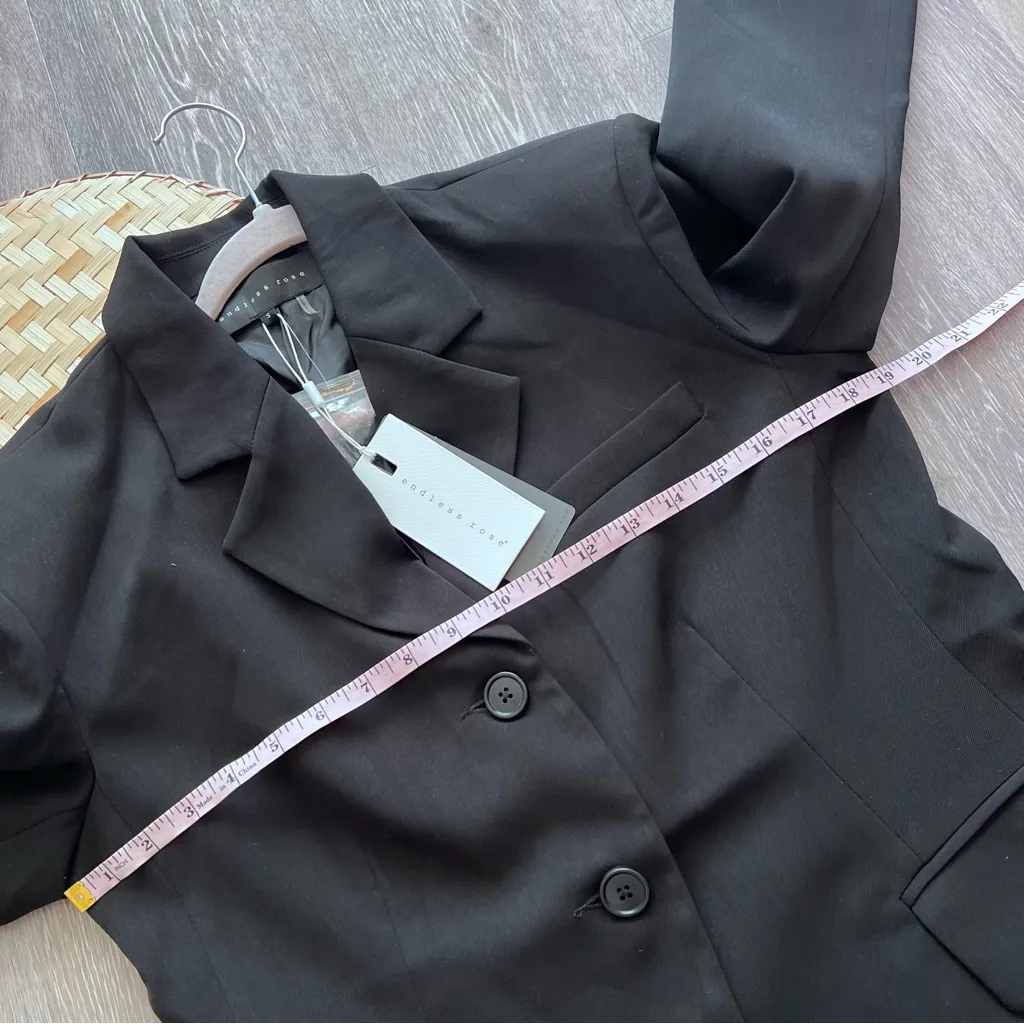 NWT Endless Rose black oversized blazer - Image 4