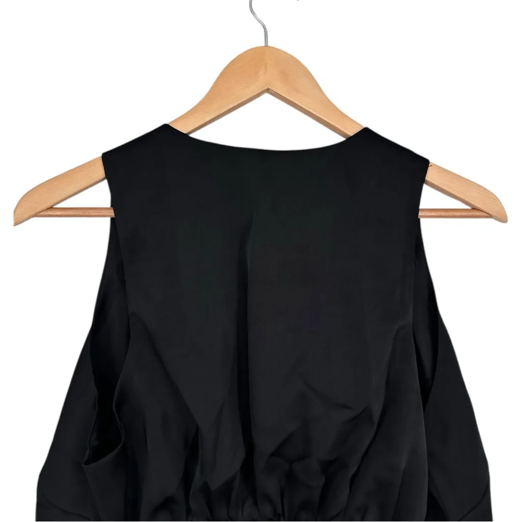 GIA/irl Briana Corset Top in Black size 0/12 Sleeveless V Neck - Image 7