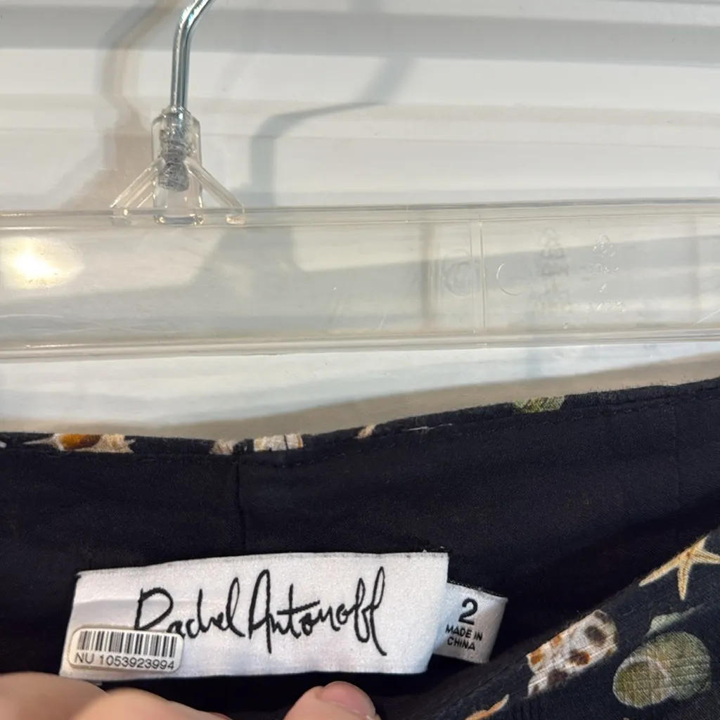 Rachel Antonoff Georgia Seashell Pants 2 Black - Image 6