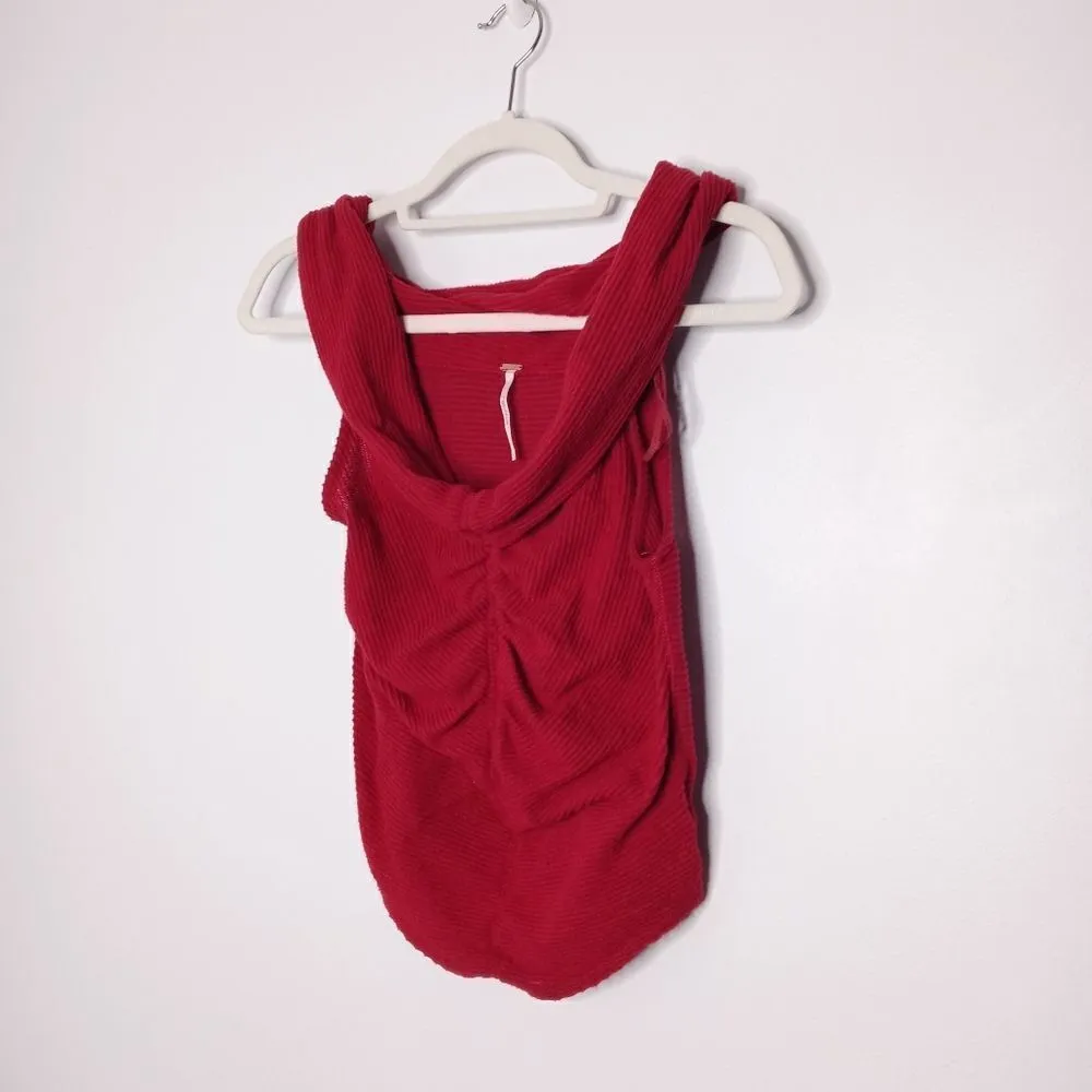 Free People This Cutie Off The Shoulder Crop Top Size medium - Image 4