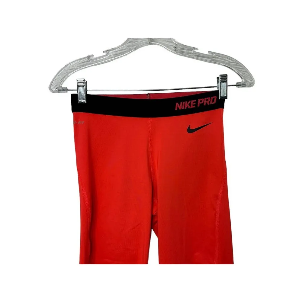 Nike Pro Hypercool Dri Fit Capris Coral Pink Women's Medium - Image 2