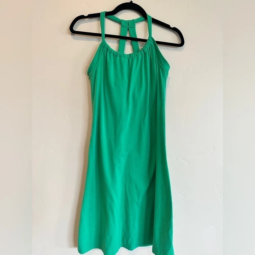 PRANA Quinn athletic dress halter top green size small - Image 2