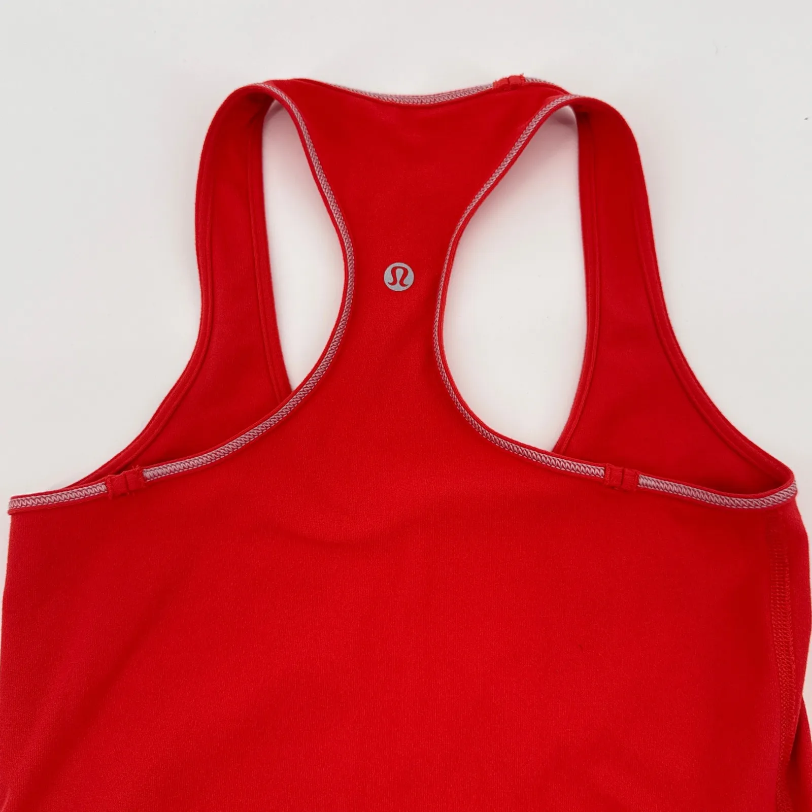 Lululemon Cool Racerback Flaming Tomato Size‎ 4 Activewear Workout Yoga W1C65S - Image 5