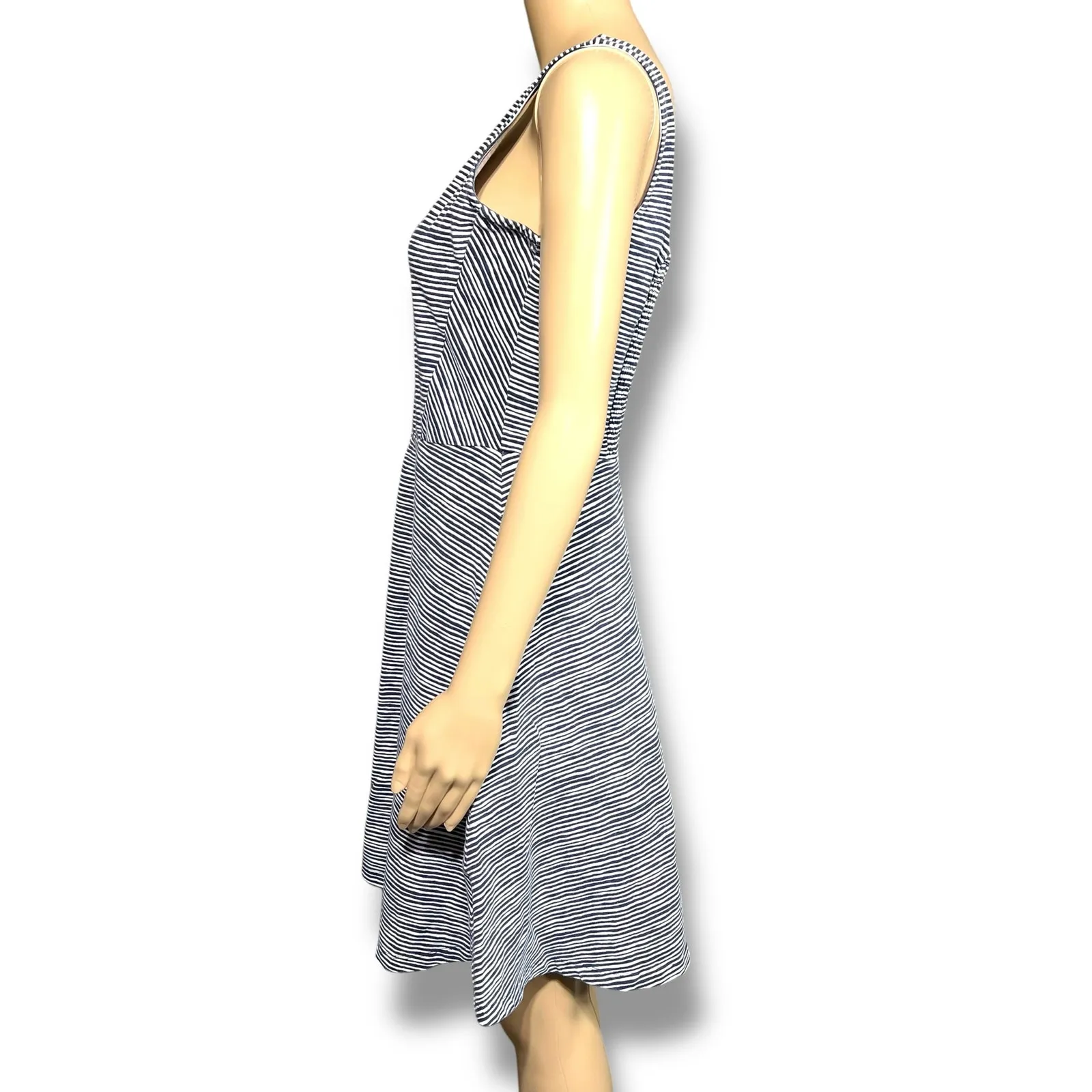 Old Navy Womens A Line Dress Sleeveless Tank Top Scoop Neck Stretchy Blue Medium - Image 7