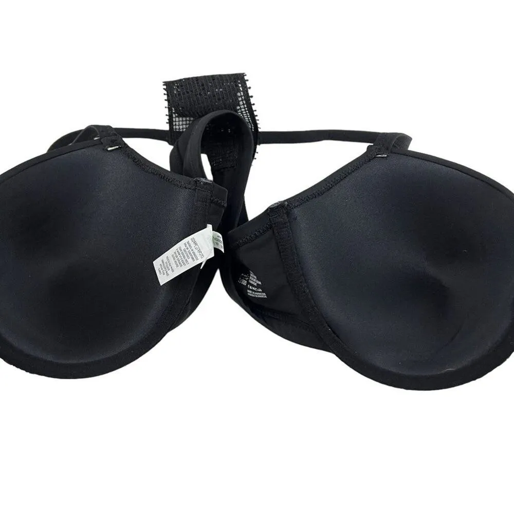 Aerie Lightly Lined Underwire Bikini Top Black 32DDD - Image 6
