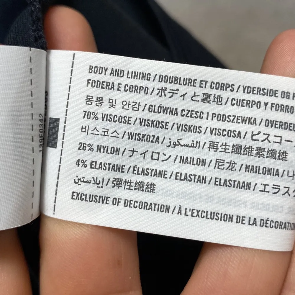 Abercrombie & Fitch Black Long Sleeve Square Neck Bodysuit Size M - Image 4