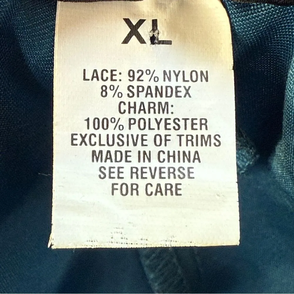 Fredrick’s Of Hollywood Halter Lingerie Lace XL Leg Slits - Image 6