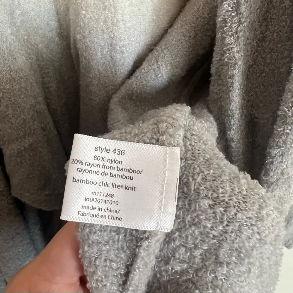 Barefoot Dreams Bamboo Chic Lite Calypso Knit Cardigan Wrap Sweater Ombre - Image 8