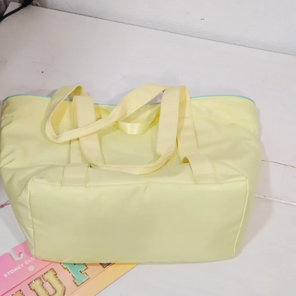Stoney Clover lover Yellow Beach / Baby bag / tote With Wording - Image 4