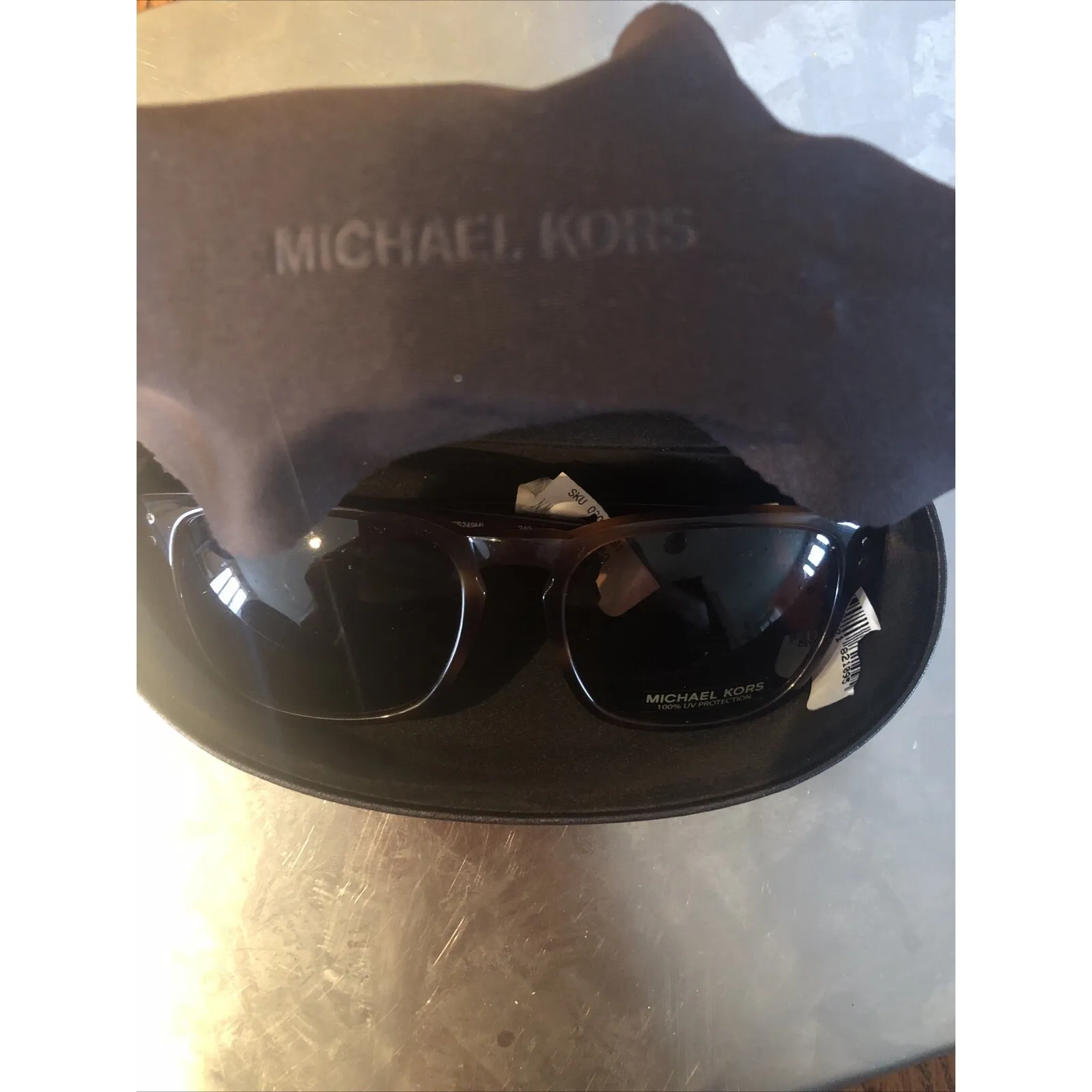 MICHAEL‎ KORS MARCHON MICHA MKS249M BROWN Soft tortoise SUNGLASSES NEW WITH TAG - Image 6