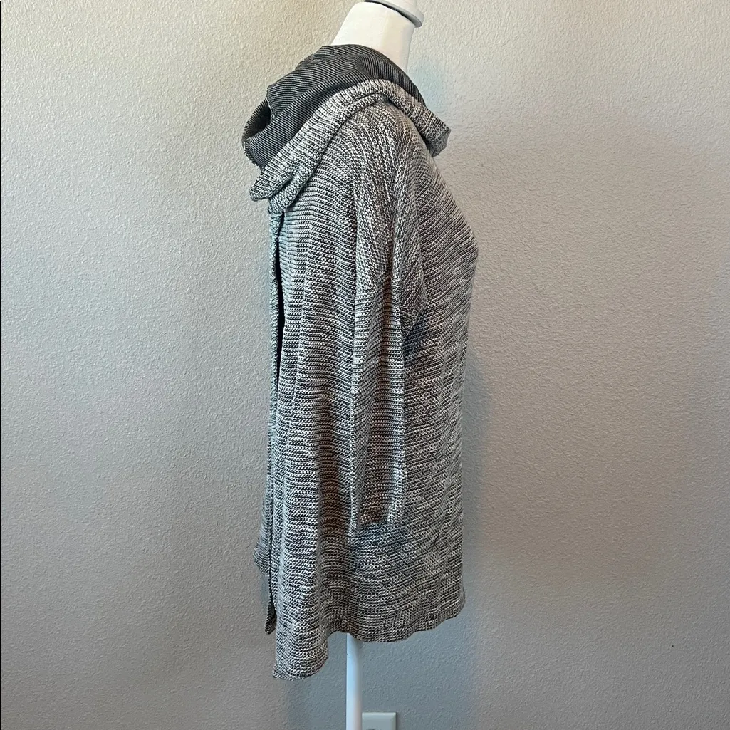 Beyond Yoga Tie Back Hoodie Gray Marl Size Small - Image 2