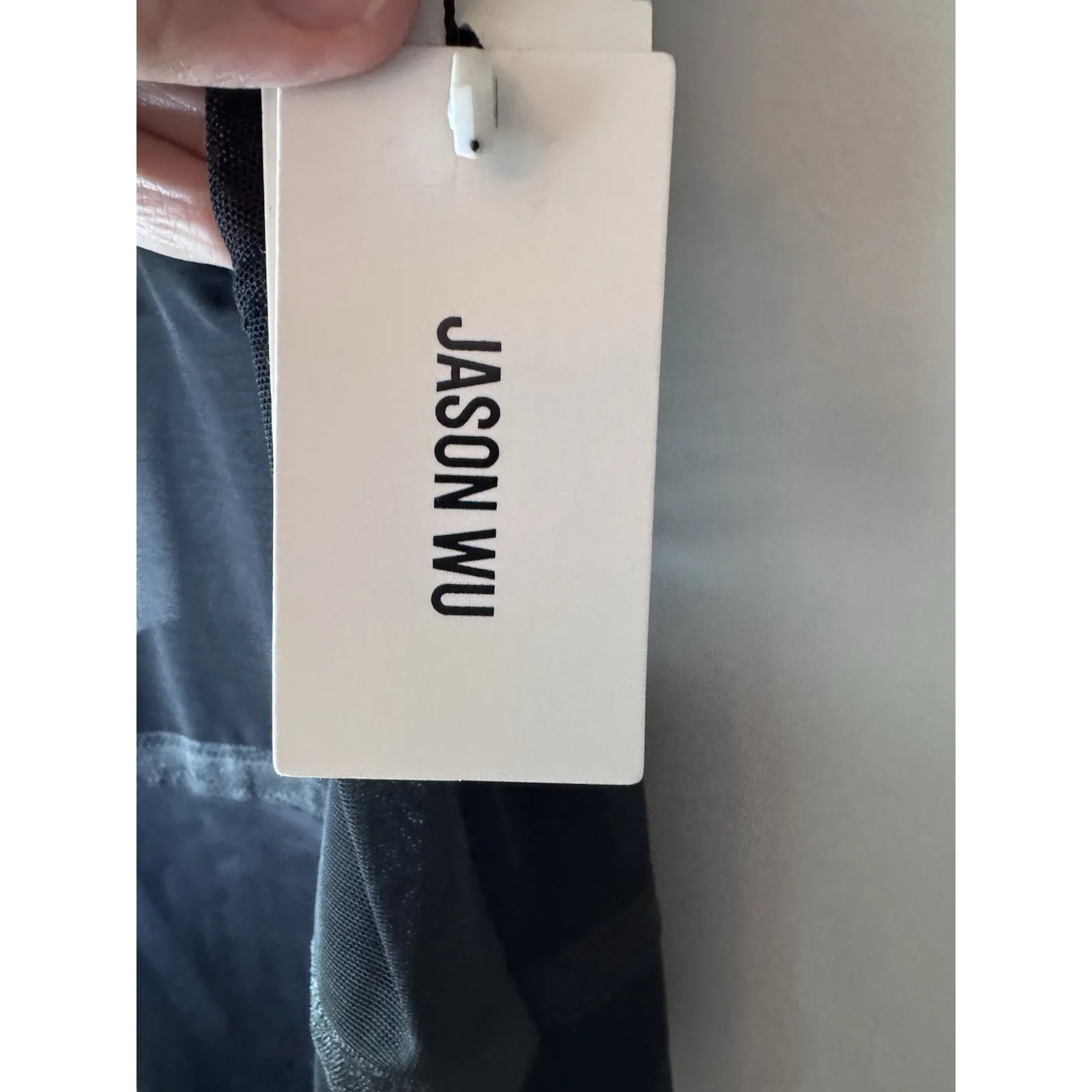 JASON WU Womens Black Adjustable Snap Gusset Thong Back Intimates Bodysuit S NWT - Image 10