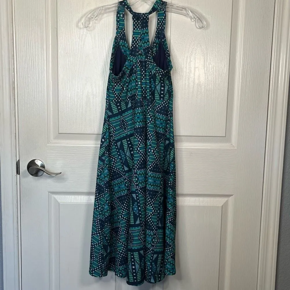 Prana Sz S Blue Green Teal Sleeveless Dress - Image 6