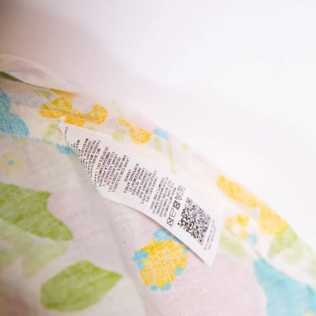 ASOS Design Linen Cotton Cami Tank Side Slit Maxi Dress In Pastel Floral Print 4 - Image 4