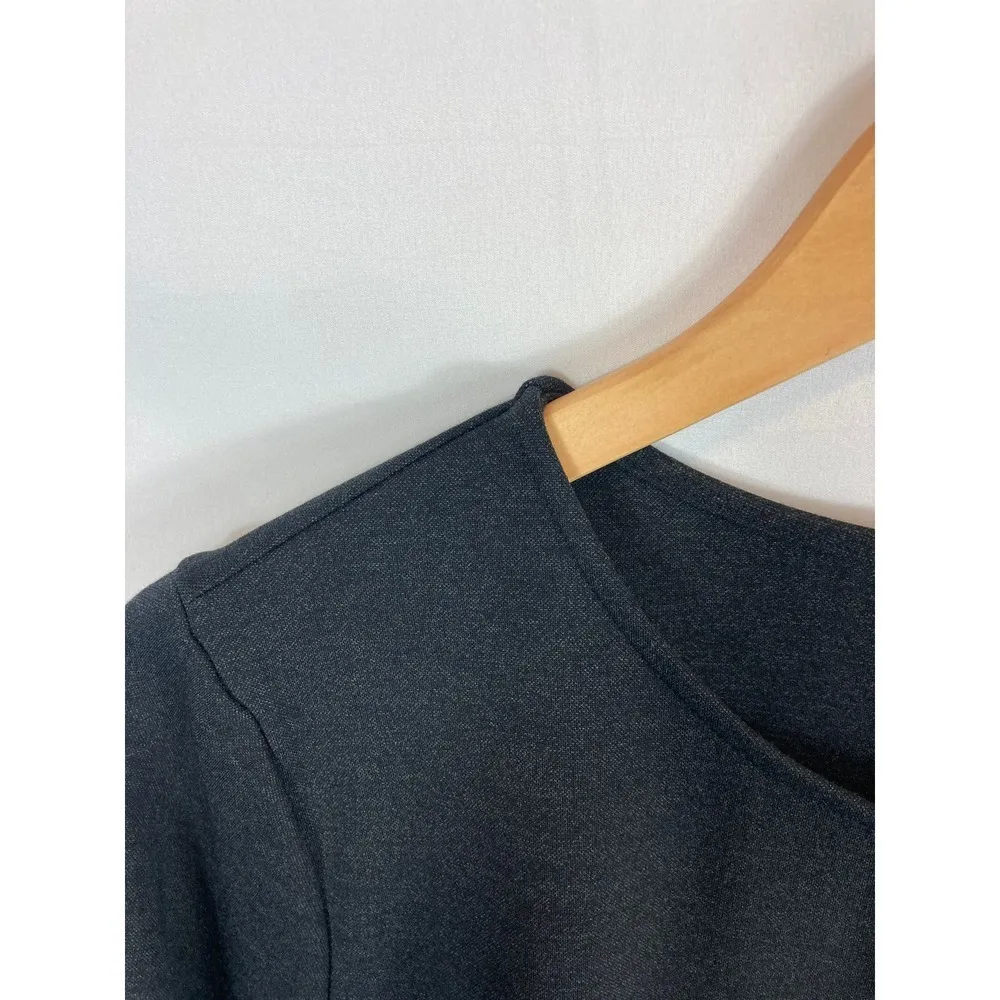 Halogen Bell Sleeve Long Sleeve Tunic Black Size Medium - Image 4