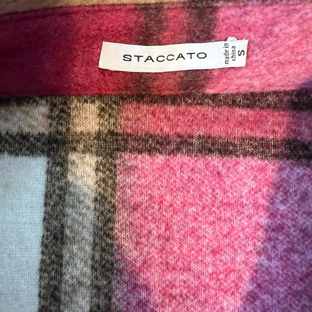 Super Cute Staccato Pink Plaid Shacket! - Image 6