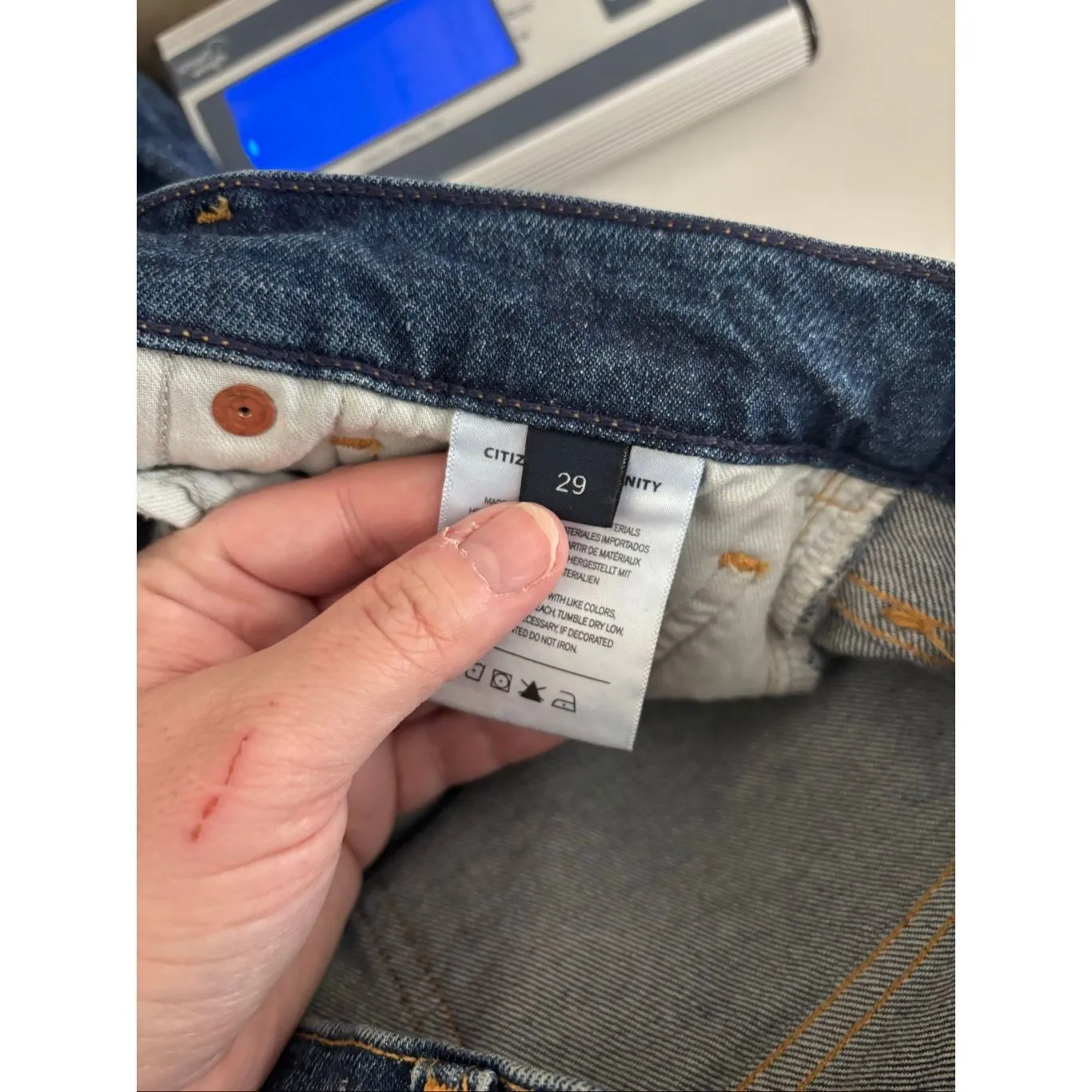 Citizens of Humanity Paloma Baggy Jeans Medium Wash Womens Size 29 - Image 2