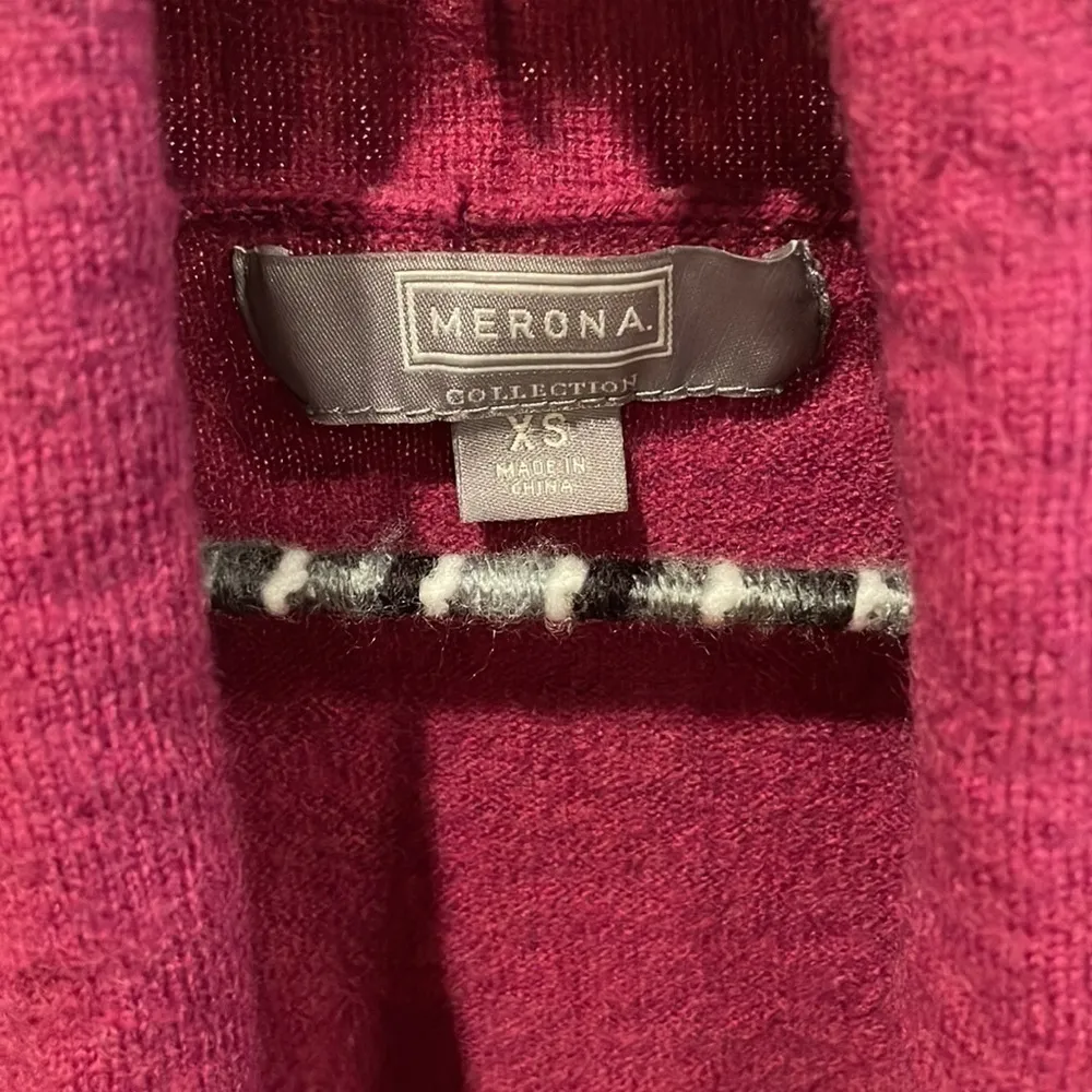 high low wool sweater size XS - Image 2