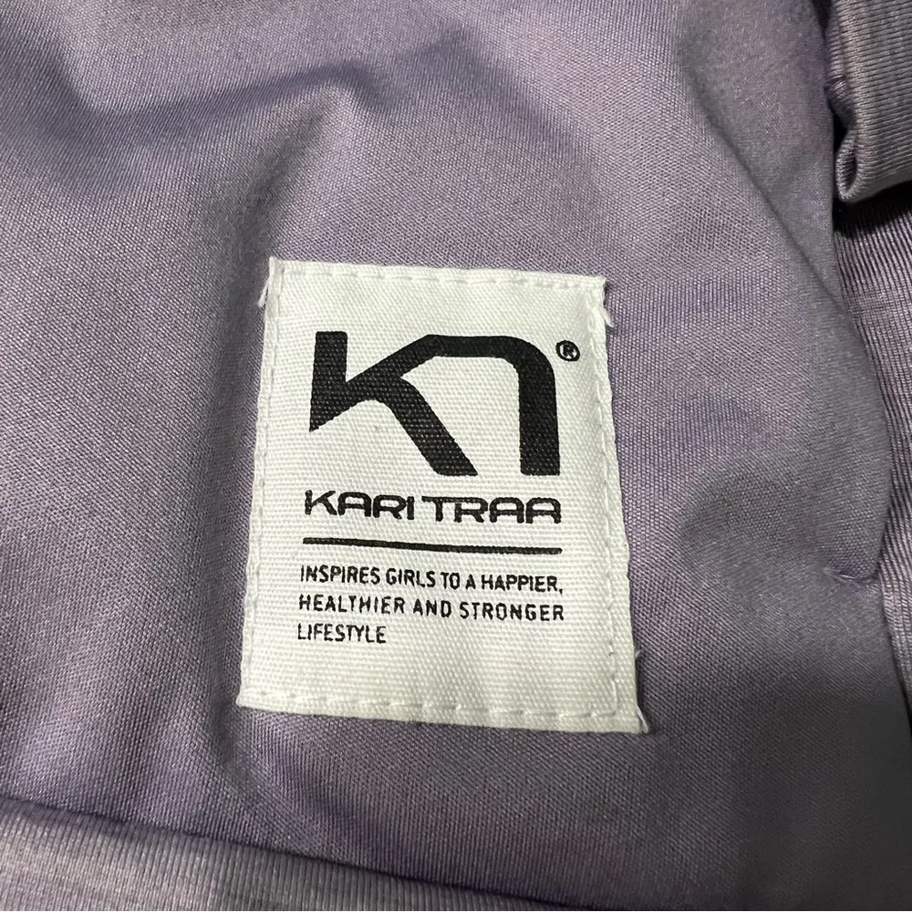 Kari Traa Nora Maria lavender Gray Heather Bomber Jacket medium down insulated - Image 3