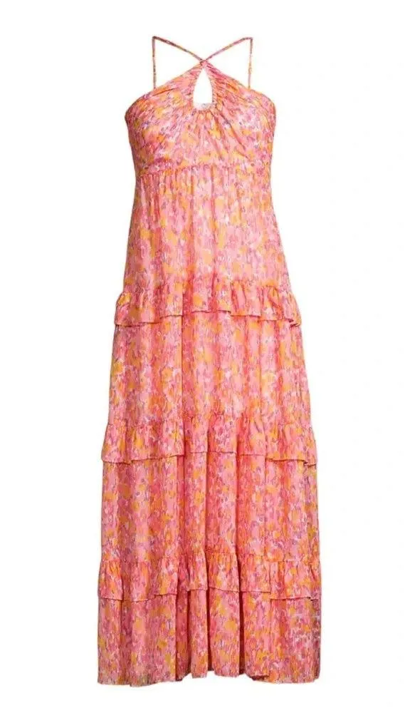 Likely Danielle Floral Printed Tiered  Midi Dress Size 2 NWT - Image 3