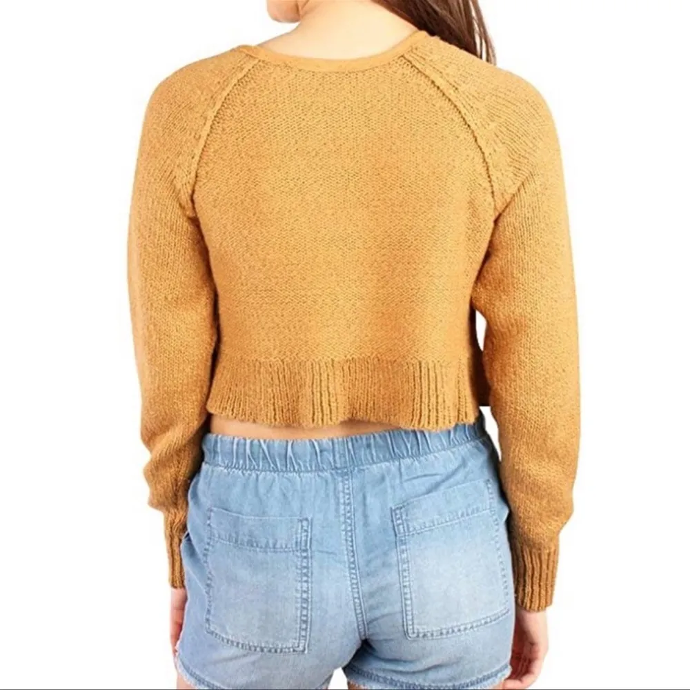 Free People Sweetheart Henley Sweater - Image 3