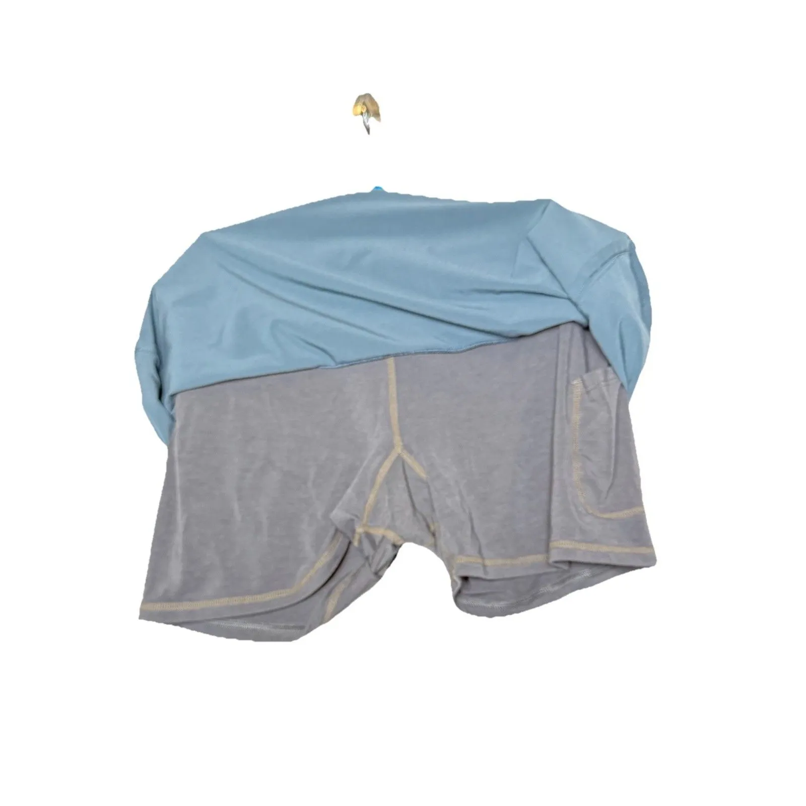 Free Fly Bamboo Lined Active BREEZE Skort Women's Medium Blue Teal 15" Pocket - Image 3