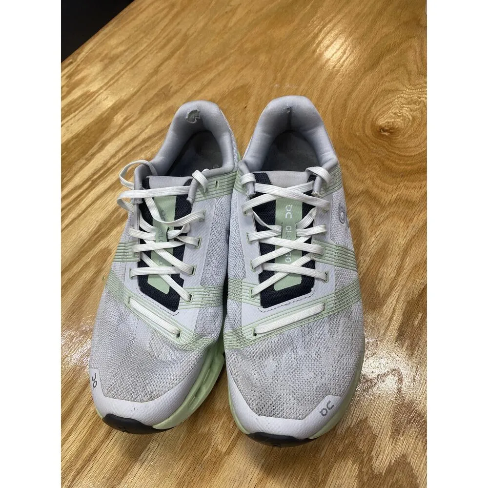 On Cloudgo Women's 9 Sand Zest Mesh Lace Up Low Top Athletic Running Sneakers Green - Image 2